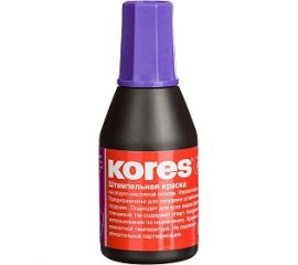 Краска штемпельная фиолетовая 27 мл (водно-масляная основа) Kores