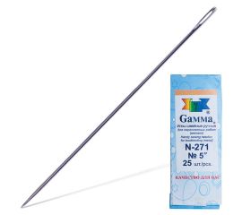 Игла для прошивания документов  Gamma N-271, 12см,