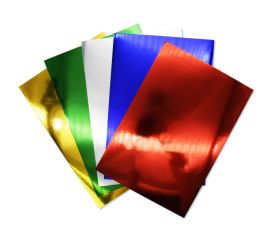 Картон цветной А4 КТС-ПРО Фольгированный 5л.,5цв.