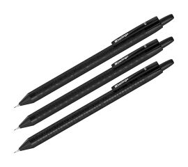 Карандаш механический Berlingo "Doubleblack", 0,5мм, с ластиком, ассорти BSk_12130