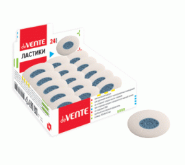 Ластик deVENTE белый с центровкой