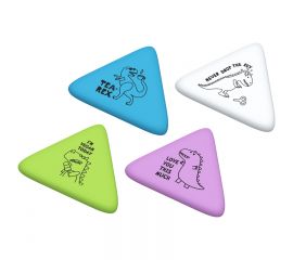 Ластик Berlingo "Dino", треугольный, термопластичная резина, 50*44*7мм BLc_00690