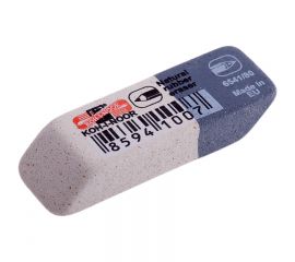 Ластик Koh-I-Noor "Sanpearl" 80, скошенный, комбинированный, натуральный каучук, 41*14*8мм