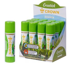 Клей-карандаш Crown "Expert", 35г, ПВП CG-350