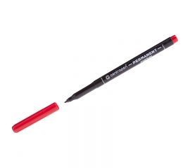 Маркер перманентный Centropen "2536" красный, пулевидный, 1мм, светостойкий 6 2536 0104