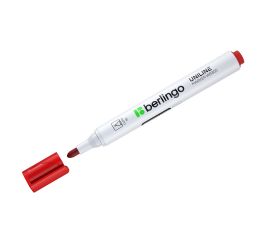 Маркер для белых досок Berlingo "Uniline WB300", красный, пулевидный, 3мм PM6412