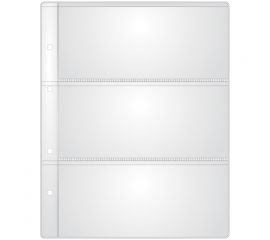 Лист для альбома OfficeSpace "Optima" на 3 боны 185*80, 120мкм 220195