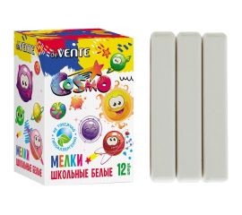 Мел школьный белый 12 шт. квадратный deVENTE Cosmo