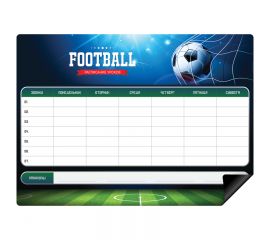 Магнитный планер расписание уроков с маркером А4 ArtSpace "Пиши-Стирай. Football" 313165