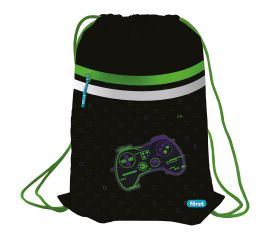 Мешок для обуви 1 отделение F?rst "Super gamer", 350*460мм, вентиляционная сеточка, светоотражающая