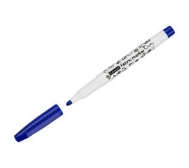 Маркер для ткани Luxor "Fabric" синий, пулевидный, 1-2мм 33302