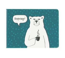 Обложка для студенческого билета, пропуска, удостоверения OfficeSpace "Кофейку?", ПВХ, фотопечать ST