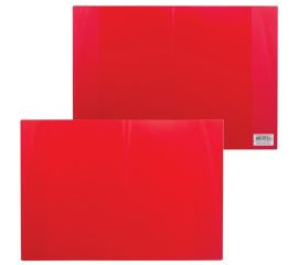 Обложка для классного журнала, ПВХ, непрозрачная, красная, 300 мкм, 310х440 мм, ДПС