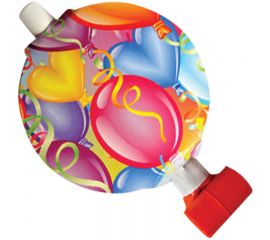 Набор язычков-гудков с карточкой ПатиБум "Праздничное настроение" 6шт.