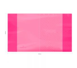 Обложка  210*350, для дневников и тетрадей, Greenwich Line, ПВХ 180мкм, "Neon Star", розовый, ШК 310
