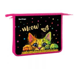 Папка для тетрадей 1 отделение, А5 Berlingo "Murr", 240*205*40мм, пластик, на молнии PPA51053