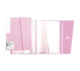 Папка с 20 вкладышами розовая deVENTE А5/40/80