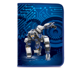 Папка для труда А4,BRAUBERG,молния вокруг,ассорти