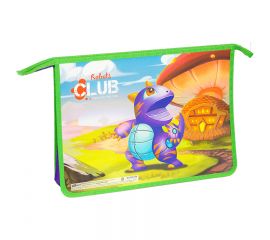 Папка для тетрадей 2 отделения, А4, ArtSpace "Детские персонажи. Робот", пластик, на молнии