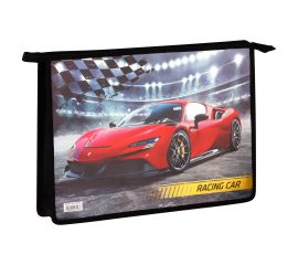 Папка для тетрадей 1 отделение, А4, ArtSpace "Racing Car", 325*230*55мм, ламинированный картон, фоль
