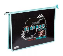 Папка для тетрадей 1 отделение, А4, ArtSpace "Big foot", ламинированный картон, на молнии ПМ-А4-291_