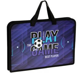 Папка с ручками А4 ArtSpace "The game", пластик, на молнии, 45мм ПТ-14_43821