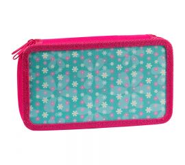 Пенал 2 отделения, 190*110 ArtSpace "Цветы", ткань ПК11-20_26308