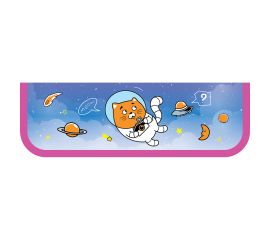 Пенал 1 отделение, 190*60 ArtSpace "Space Cat", ламинированный картон ПК1_49631