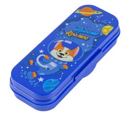 Пенал-футляр, 215*90*43 СТАММ "Космос", синий ПН-30327