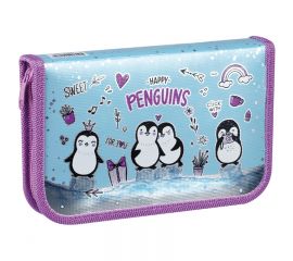 Пенал 1 отделение, 190*115 ArtSpace "Penguins", ламинированный картон, фольга ПК1_42319