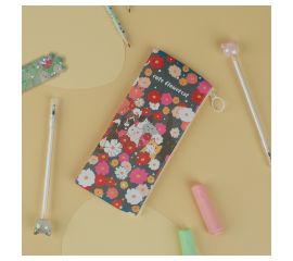 Пенал мягкий 200*100 MESHU "Flowers", искусственная кожа MS_57874