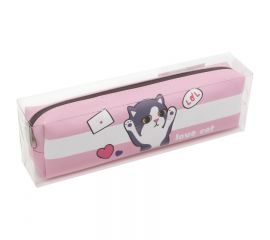 Пенал, 200*55*40 ArtSpace "Love cat", искусственная кожа Tn_42829
