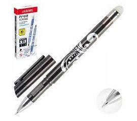 Ручка гелевая черная deVENTE "Пиши-стирай"  с ластиком 0.7