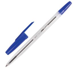 Ручка шариковая Brauberg "Line" прозрачная,синяя
