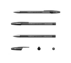 Ручка гелевая черная 0,5 мм ErichKrause R-301 Original Gel/12/144