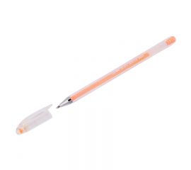 Ручка гелевая CROWN пастель оранжевый 0,8мм