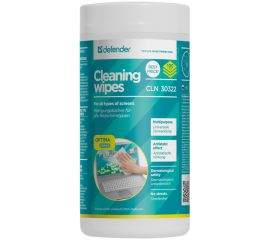 Салфетки для мониторов всех типов 100 шт/туба DEFENDER