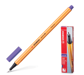 Ручка капиллярная STABILO"Point",0,4мм.фиолетовая