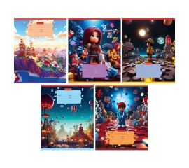 Тетрадь 12л., клетка BG "Игрушечный мир" Т5ск12 57311