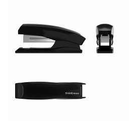 Степлер № 10 до 20 л пластиковый черный ErichKrause Elegance Classic/24