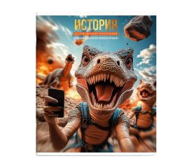 Тетрадь предметная 48 л А5 клетка скоба "Селфи" - История