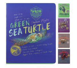 Тетрадь А5, 96 листов, клетка, поля, ассорти 5 видов Академия Холдинг Animal Planet