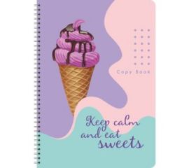 Тетрадь 80 л А4 клетка спираль "So Sweety