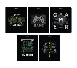 Тетрадь 48 л А5 клетка скоба "Геймер"