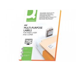 Этикетки самоклеящиеся Q-Connect А4 100л  70х42мм 21шт