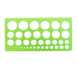 Трафарет окружностей (1-36мм)