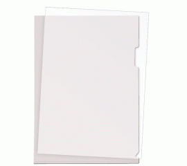 Уголок пластиковый LAMARK А4 полупрозрачный