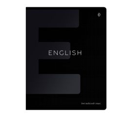 Тетрадь предметная 48л. Greenwich Line "Сolor black" - Английский язык, "софт-тач" ламинация, выборо