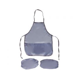 Фартук с нарукавниками ArtSpace , 53,5*44,5см, 3 кармана, серый ФН_1823
