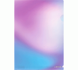 Уголок пластиковый deVENTE А4 голубой с розовым